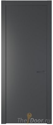 Дверь Profil Doors 1PA цвет Графит (Pantone 425С) цвет профиля Серая ночь Дверь Profil Doors 1PA цвет Графит (Pantone 425С) цвет профиля Серая ночь