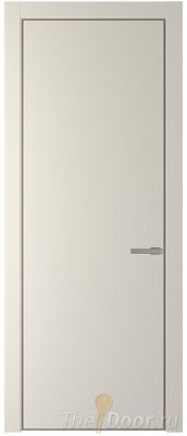 Дверь Profil Doors 1PA цвет Кремовая Магнолия (RAL 120-04) цвет профиля Никель матовый Дверь Profil Doors 1PA цвет Кремовая Магнолия (RAL 120-04) цвет профиля Никель матовый