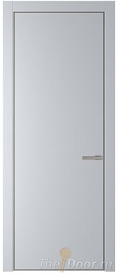 Дверь Profil Doors 1PA цвет Лайт Грей (RAL 870-01) цвет профиля Никель матовый
