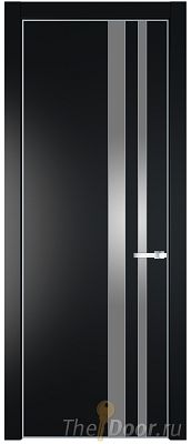 Дверь Profil Doors 20PA цвет Блэк стекло Lacobel Серебро Матлак цвет профиля Серебро Дверь Profil Doors 20PA цвет Блэк стекло Lacobel Серебро Матлак цвет профиля Серебро