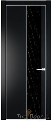 Дверь Profil Doors 20PA цвет Блэк стекло Неро мрамор цвет профиля Серебро Дверь Profil Doors 20PA цвет Блэк стекло Неро мрамор цвет профиля Серебро
