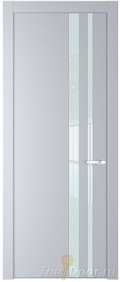 Дверь Profil Doors 20PA цвет Лайт Грей (RAL 870-01) стекло Lacobel Белый лак цвет профиля Серебро Дверь Profil Doors 20PA цвет Лайт Грей (RAL 870-01) стекло Lacobel Белый лак цвет профиля Серебро