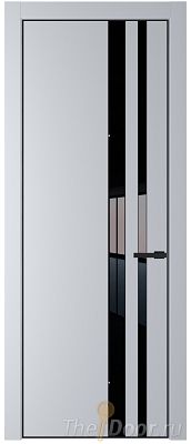 Дверь Profil Doors 20PA цвет Лайт Грей (RAL 870-01) стекло Lacobel Черный лак цвет профиля Черный матовый RAL9005 Дверь Profil Doors 20PA цвет Лайт Грей (RAL 870-01) стекло Lacobel Черный лак цвет профиля Черный матовый RAL9005