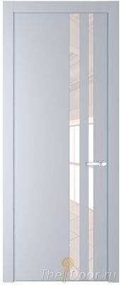Дверь Profil Doors 20PA цвет Лайт Грей (RAL 870-01) стекло Lacobel Перламутровый лак цвет профиля Серебро Дверь Profil Doors 20PA цвет Лайт Грей (RAL 870-01) стекло Lacobel Перламутровый лак цвет профиля Серебро