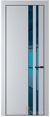 Дверь Profil Doors 20PA цвет Лайт Грей (RAL 870-01) стекло Зеркало Blue цвет профиля Черный матовый RAL9005 Дверь Profil Doors 20PA цвет Лайт Грей (RAL 870-01) стекло Зеркало Blue цвет профиля Черный матовый RAL9005