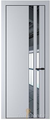 Дверь Profil Doors 20PA цвет Лайт Грей (RAL 870-01) стекло Зеркало цвет профиля Черный матовый RAL9005 Дверь Profil Doors 20PA цвет Лайт Грей (RAL 870-01) стекло Зеркало цвет профиля Черный матовый RAL9005