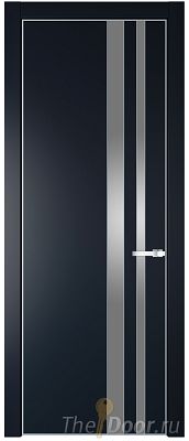Дверь Profil Doors 20PA цвет Нэви Блу (RAL 7016) стекло Lacobel Серебро Матлак цвет профиля Серебро Дверь Profil Doors 20PA цвет Нэви Блу (RAL 7016) стекло Lacobel Серебро Матлак цвет профиля Серебро