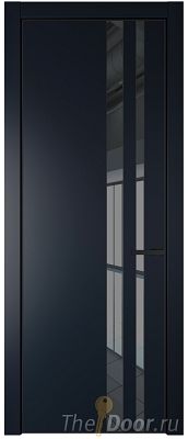 Дверь Profil Doors 20PA цвет Нэви Блу (RAL 7016) стекло Зеркало Grey цвет профиля Черный матовый RAL9005 Дверь Profil Doors 20PA цвет Нэви Блу (RAL 7016) стекло Зеркало Grey цвет профиля Черный матовый RAL9005