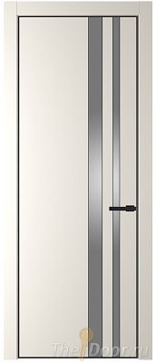 Дверь Profil Doors 20PA цвет Перламутр белый стекло Lacobel Серебро Матлак цвет профиля Черный матовый RAL9005 Дверь Profil Doors 20PA цвет Перламутр белый стекло Lacobel Серебро Матлак цвет профиля Черный матовый RAL9005