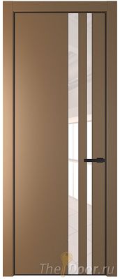 Дверь Profil Doors 20PA цвет Перламутр золото стекло Lacobel Перламутровый лак цвет профиля Черный матовый RAL9005 Дверь Profil Doors 20PA цвет Перламутр золото стекло Lacobel Перламутровый лак цвет профиля Черный матовый RAL9005