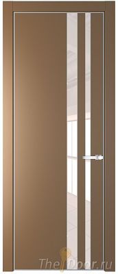 Дверь Profil Doors 20PA цвет Перламутр золото стекло Lacobel Перламутровый лак цвет профиля Серебро Дверь Profil Doors 20PA цвет Перламутр золото стекло Lacobel Перламутровый лак цвет профиля Серебро