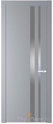 Дверь Profil Doors 20PA цвет Смоки (RAL 870-02) стекло Lacobel Серебро Матлак цвет профиля Серебро Дверь Profil Doors 20PA цвет Смоки (RAL 870-02) стекло Lacobel Серебро Матлак цвет профиля Серебро