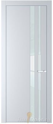 Дверь Profil Doors 20PA цвет Вайт (RAL 110 96 02) стекло Lacobel Белый лак цвет профиля Серебро Дверь Profil Doors 20PA цвет Вайт (RAL 110 96 02) стекло Lacobel Белый лак цвет профиля Серебро