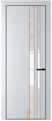 Дверь Profil Doors 20PA цвет Вайт (RAL 110 96 02) стекло Lacobel Перламутровый лак цвет профиля Черный матовый RAL9005 Дверь Profil Doors 20PA цвет Вайт (RAL 110 96 02) стекло Lacobel Перламутровый лак цвет профиля Черный матовый RAL9005