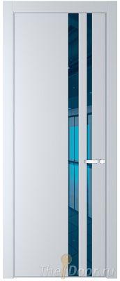 Дверь Profil Doors 20PA цвет Вайт (RAL 110 96 02) стекло Зеркало Blue цвет профиля Серебро Дверь Profil Doors 20PA цвет Вайт (RAL 110 96 02) стекло Зеркало Blue цвет профиля Серебро