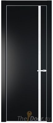 Дверь Profil Doors 21PA цвет Блэк стекло Lacobel лак Классик цвет профиля Серебро Дверь Profil Doors 21PA цвет Блэк стекло Lacobel лак Классик цвет профиля Серебро