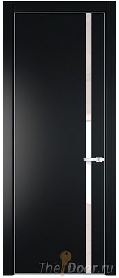 Дверь Profil Doors 21PA цвет Блэк стекло Lacobel Перламутровый лак цвет профиля Серебро Дверь Profil Doors 21PA цвет Блэк стекло Lacobel Перламутровый лак цвет профиля Серебро