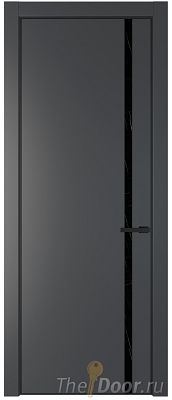 Дверь Profil Doors 21PA цвет Графит (Pantone 425С) стекло Неро мрамор цвет профиля Черный матовый RAL9005 Дверь Profil Doors 21PA цвет Графит (Pantone 425С) стекло Неро мрамор цвет профиля Черный матовый RAL9005