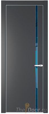 Дверь Profil Doors 21PA цвет Графит (Pantone 425С) стекло Зеркало Blue цвет профиля Серебро Дверь Profil Doors 21PA цвет Графит (Pantone 425С) стекло Зеркало Blue цвет профиля Серебро