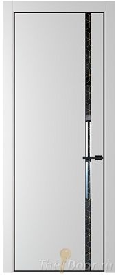 Дверь Profil Doors 21PA цвет Крем Вайт (RAL 120-02) стекло Лоран узор золото цвет профиля Черный матовый RAL9005 Дверь Profil Doors 21PA цвет Крем Вайт (RAL 120-02) стекло Лоран узор золото цвет профиля Черный матовый RAL9005
