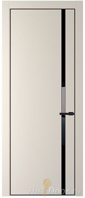 Дверь Profil Doors 21PA цвет Кремовая Магнолия (RAL 120-04) стекло Lacobel Черный лак цвет профиля Черный матовый RAL9005 Дверь Profil Doors 21PA цвет Кремовая Магнолия (RAL 120-04) стекло Lacobel Черный лак цвет профиля Черный матовый RAL9005