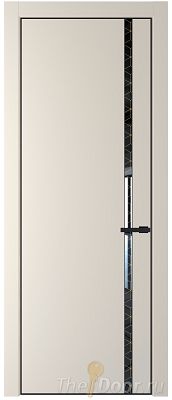 Дверь Profil Doors 21PA цвет Кремовая Магнолия (RAL 120-04) стекло Лоран узор золото цвет профиля Черный матовый RAL9005 Дверь Profil Doors 21PA цвет Кремовая Магнолия (RAL 120-04) стекло Лоран узор золото цвет профиля Черный матовый RAL9005