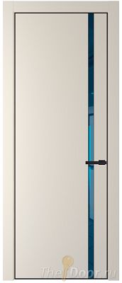 Дверь Profil Doors 21PA цвет Кремовая Магнолия (RAL 120-04) стекло Зеркало Blue цвет профиля Черный матовый RAL9005 Дверь Profil Doors 21PA цвет Кремовая Магнолия (RAL 120-04) стекло Зеркало Blue цвет профиля Черный матовый RAL9005