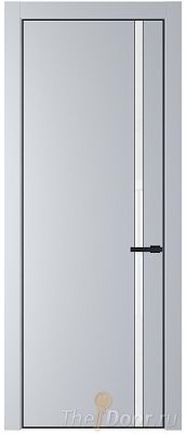 Дверь Profil Doors 21PA цвет Лайт Грей (RAL 870-01) стекло Lacobel лак Классик цвет профиля Черный матовый RAL9005 Дверь Profil Doors 21PA цвет Лайт Грей (RAL 870-01) стекло Lacobel лак Классик цвет профиля Черный матовый RAL9005