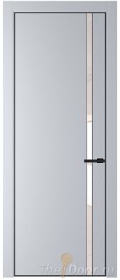 Дверь Profil Doors 21PA цвет Лайт Грей (RAL 870-01) стекло Lacobel Перламутровый лак цвет профиля Черный матовый RAL9005 Дверь Profil Doors 21PA цвет Лайт Грей (RAL 870-01) стекло Lacobel Перламутровый лак цвет профиля Черный матовый RAL9005