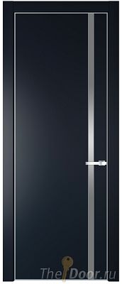 Дверь Profil Doors 21PA цвет Нэви Блу (RAL 7016) стекло Lacobel Серебро Матлак цвет профиля Серебро Дверь Profil Doors 21PA цвет Нэви Блу (RAL 7016) стекло Lacobel Серебро Матлак цвет профиля Серебро