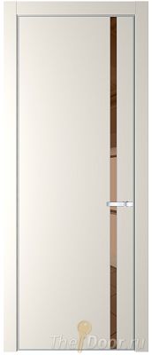 Дверь Profil Doors 21PA цвет Перламутр белый стекло Зеркало Bronza цвет профиля Серебро Дверь Profil Doors 21PA цвет Перламутр белый стекло Зеркало Bronza цвет профиля Серебро