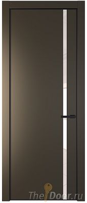 Дверь Profil Doors 21PA цвет Перламутр бронза стекло Lacobel Перламутровый лак цвет профиля Черный матовый RAL9005 Дверь Profil Doors 21PA цвет Перламутр бронза стекло Lacobel Перламутровый лак цвет профиля Черный матовый RAL9005