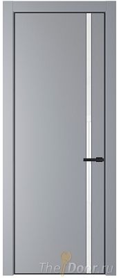 Дверь Profil Doors 21PA цвет Смоки (RAL 870-02) стекло Lacobel лак Классик цвет профиля Черный матовый RAL9005 Дверь Profil Doors 21PA цвет Смоки (RAL 870-02) стекло Lacobel лак Классик цвет профиля Черный матовый RAL9005