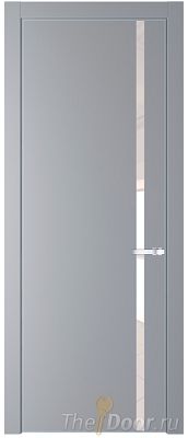 Дверь Profil Doors 21PA цвет Смоки (RAL 870-02) стекло Lacobel Перламутровый лак цвет профиля Серебро Дверь Profil Doors 21PA цвет Смоки (RAL 870-02) стекло Lacobel Перламутровый лак цвет профиля Серебро