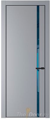 Дверь Profil Doors 21PA цвет Смоки (RAL 870-02) стекло Зеркало Blue цвет профиля Черный матовый RAL9005 Дверь Profil Doors 21PA цвет Смоки (RAL 870-02) стекло Зеркало Blue цвет профиля Черный матовый RAL9005