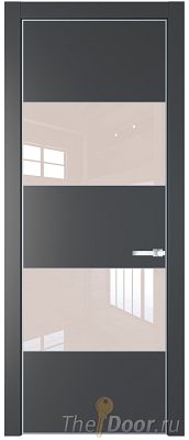 Дверь Profil Doors 22PA цвет Графит (Pantone 425С) стекло Lacobel Перламутровый лак цвет профиля Серебро Дверь Profil Doors 22PA цвет Графит (Pantone 425С) стекло Lacobel Перламутровый лак цвет профиля Серебро