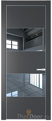 Дверь Profil Doors 22PA цвет Графит (Pantone 425С) стекло Зеркало цвет профиля Серебро Дверь Profil Doors 22PA цвет Графит (Pantone 425С) стекло Зеркало цвет профиля Серебро