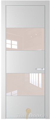 Дверь Profil Doors 22PA цвет Крем Вайт (RAL 120-02) стекло Lacobel Перламутровый лак цвет профиля Серебро Дверь Profil Doors 22PA цвет Крем Вайт (RAL 120-02) стекло Lacobel Перламутровый лак цвет профиля Серебро