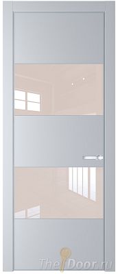 Дверь Profil Doors 22PA цвет Лайт Грей (RAL 870-01) стекло Lacobel Перламутровый лак цвет профиля Серебро Дверь Profil Doors 22PA цвет Лайт Грей (RAL 870-01) стекло Lacobel Перламутровый лак цвет профиля Серебро