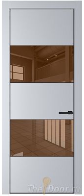 Дверь Profil Doors 22PA цвет Лайт Грей (RAL 870-01) стекло Зеркало Bronza цвет профиля Черный матовый RAL9005 Дверь Profil Doors 22PA цвет Лайт Грей (RAL 870-01) стекло Зеркало Bronza цвет профиля Черный матовый RAL9005