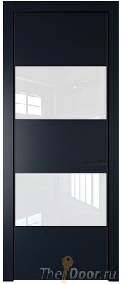Дверь Profil Doors 22PA цвет Нэви Блу (RAL 7016) стекло Lacobel лак Классик цвет профиля Черный матовый RAL9005 Дверь Profil Doors 22PA цвет Нэви Блу (RAL 7016) стекло Lacobel лак Классик цвет профиля Черный матовый RAL9005