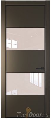 Дверь Profil Doors 22PA цвет Перламутр бронза стекло Lacobel Перламутровый лак цвет профиля Черный матовый RAL9005 Дверь Profil Doors 22PA цвет Перламутр бронза стекло Lacobel Перламутровый лак цвет профиля Черный матовый RAL9005