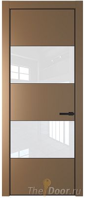 Дверь Profil Doors 22PA цвет Перламутр золото стекло Lacobel лак Классик цвет профиля Черный матовый RAL9005 Дверь Profil Doors 22PA цвет Перламутр золото стекло Lacobel лак Классик цвет профиля Черный матовый RAL9005