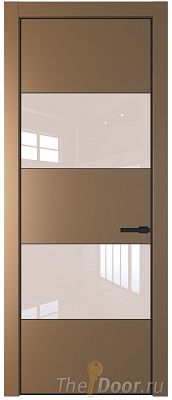 Дверь Profil Doors 22PA цвет Перламутр золото стекло Lacobel Перламутровый лак цвет профиля Черный матовый RAL9005 Дверь Profil Doors 22PA цвет Перламутр золото стекло Lacobel Перламутровый лак цвет профиля Черный матовый RAL9005