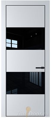Дверь Profil Doors 22PA цвет Вайт (RAL 110 96 02) стекло Lacobel Черный лак цвет профиля Черный матовый RAL9005 Дверь Profil Doors 22PA цвет Вайт (RAL 110 96 02) стекло Lacobel Черный лак цвет профиля Черный матовый RAL9005