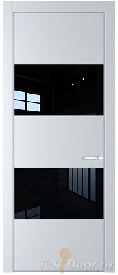 Дверь Profil Doors 22PA цвет Вайт (RAL 110 96 02) стекло Lacobel Черный лак цвет профиля Серебро Дверь Profil Doors 22PA цвет Вайт (RAL 110 96 02) стекло Lacobel Черный лак цвет профиля Серебро