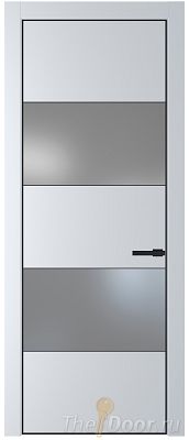 Дверь Profil Doors 22PA цвет Вайт (RAL 110 96 02) стекло Lacobel Серебро Матлак цвет профиля Черный матовый RAL9005 Дверь Profil Doors 22PA цвет Вайт (RAL 110 96 02) стекло Lacobel Серебро Матлак цвет профиля Черный матовый RAL9005