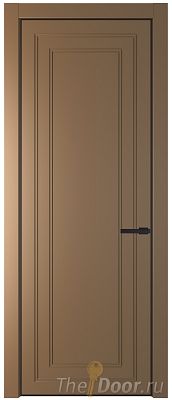 Дверь Profil Doors 26PA цвет Перламутр золото цвет профиля Черный матовый RAL9005
