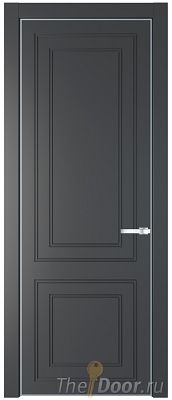 Дверь Profil Doors 27PA цвет Графит (Pantone 425С) цвет профиля Серебро Дверь Profil Doors 27PA цвет Графит (Pantone 425С) цвет профиля Серебро
