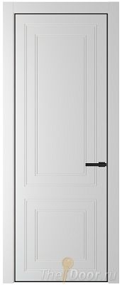 Дверь Profil Doors 27PA цвет Крем Вайт (RAL 120-02) цвет профиля Черный матовый RAL9005